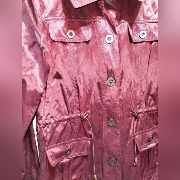 Ruby Rd Holographic Spice is Nice "Chili" Rain Jacket size 12 Maximalist‎ Color - Picture 2 of 4